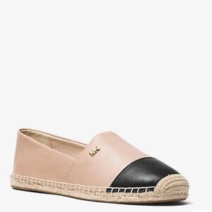 NWT Michael Kors Kendrick Leather Slip-On Espadrilles